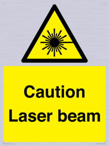 Caution Laser beam